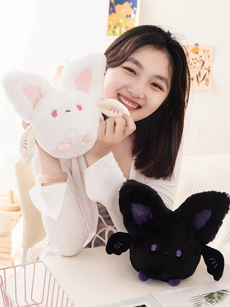 Round Roll Bat Doll Doll Bed Creative Ragdoll Stuffed Toy Pillow for Girls Sleeping Special Gift